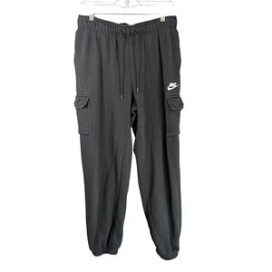 Nike Sweatpants Mens M Black Cargo‎ Joggers